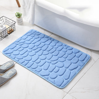 Plush Bathroom Mat with Fast Dry Technology