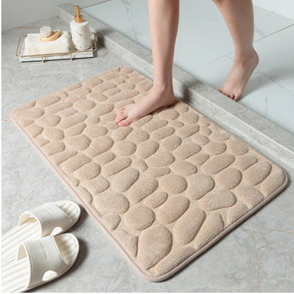 Plush Bathroom Mat with Fast Dry Technology