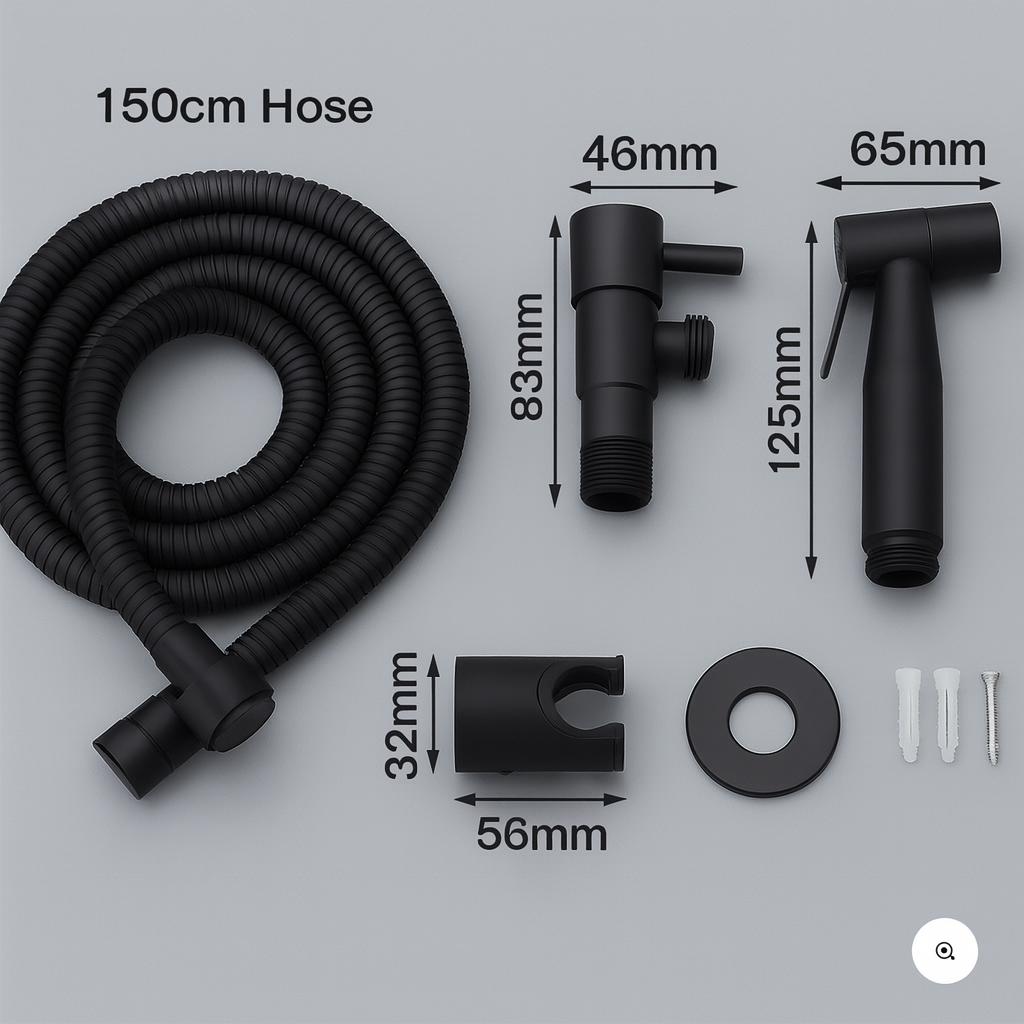 Befez | Premium Bidet Shower Head with Wall Mount