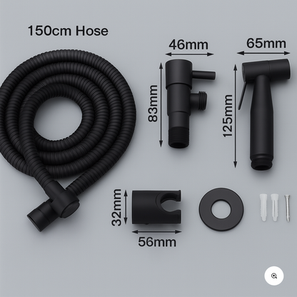 Befez | Premium Bidet Shower Head with Wall Mount