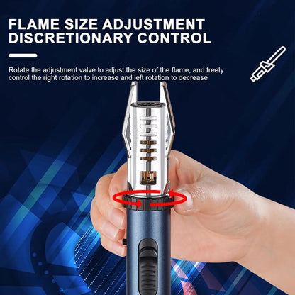 Windproof Lighter with Adjustable Flame