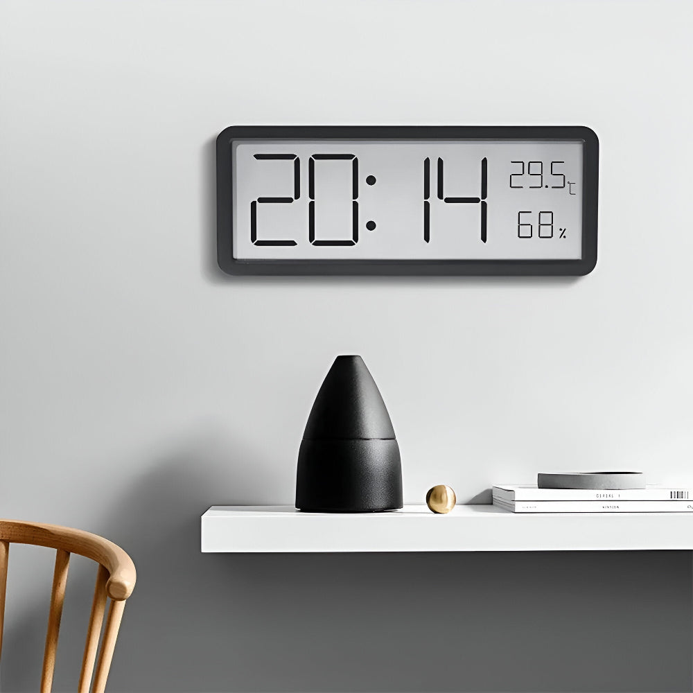 Smart LED Display Clock with Temp and Humidity