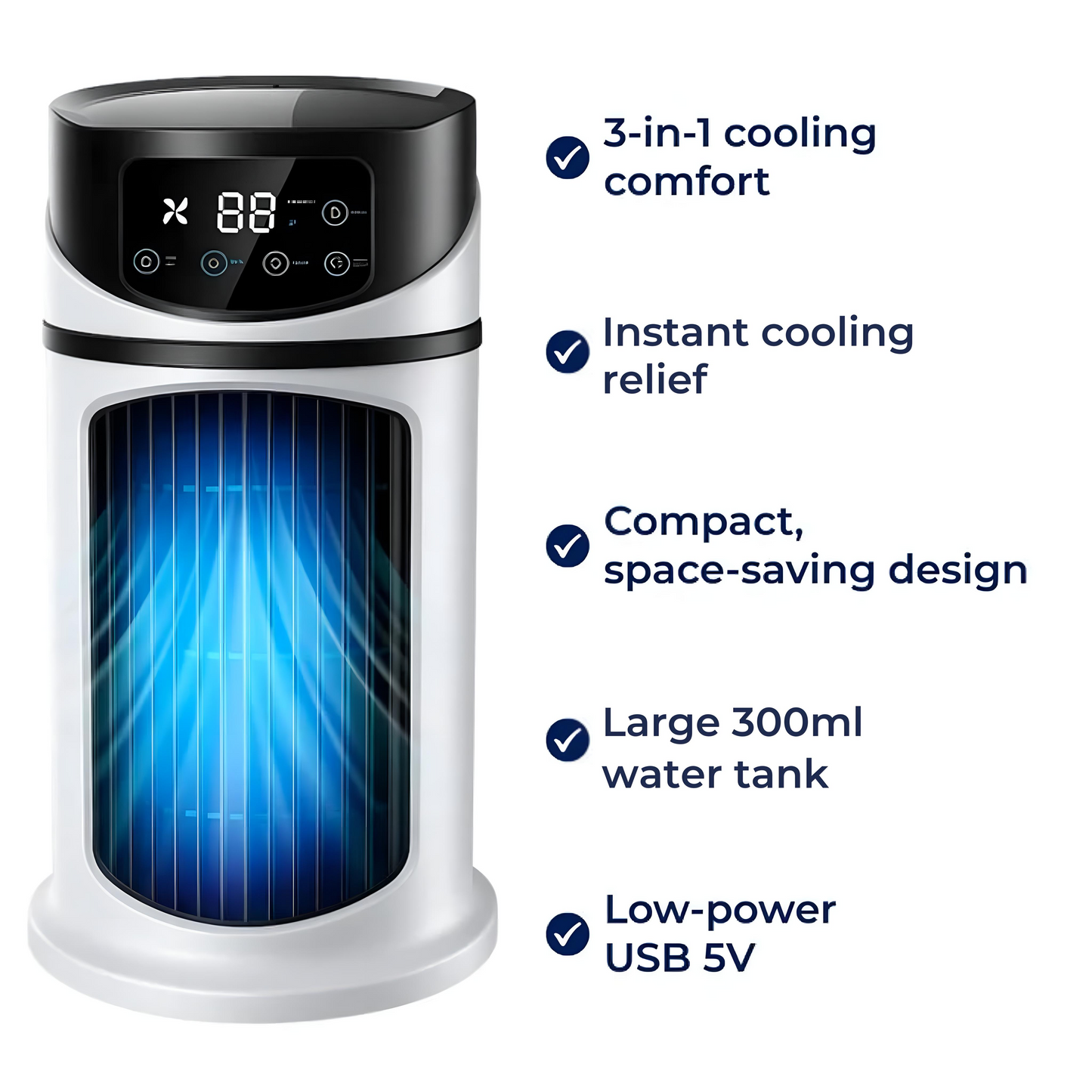 Compact Portable USB Mini Humidifier for Home Office
