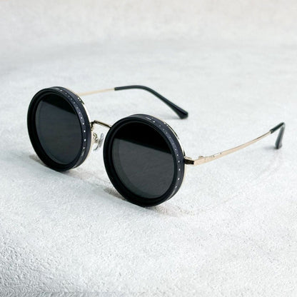 Classic Round Polarized Shades with Adjustable Tint
