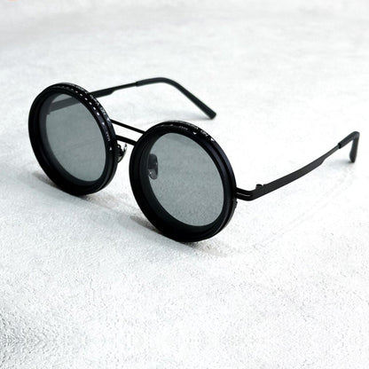 Classic Round Polarized Shades with Adjustable Tint