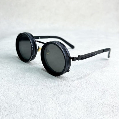 Classic Round Polarized Shades with Adjustable Tint