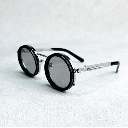 Classic Round Polarized Shades with Adjustable Tint