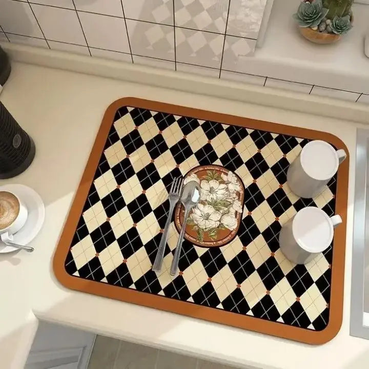 Befez | Premium Water Absorbing Kitchen Mat – Slip Resistant & Fast Drying