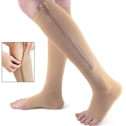 Comfort Stockings with Zipper for Sore Legs Relief - Befez