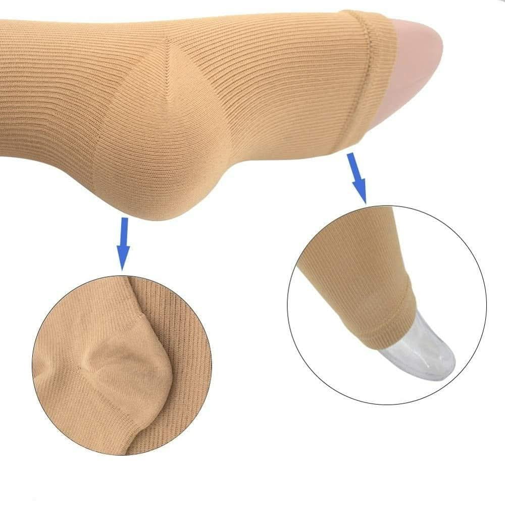 Comfort Stockings with Zipper for Sore Legs Relief
