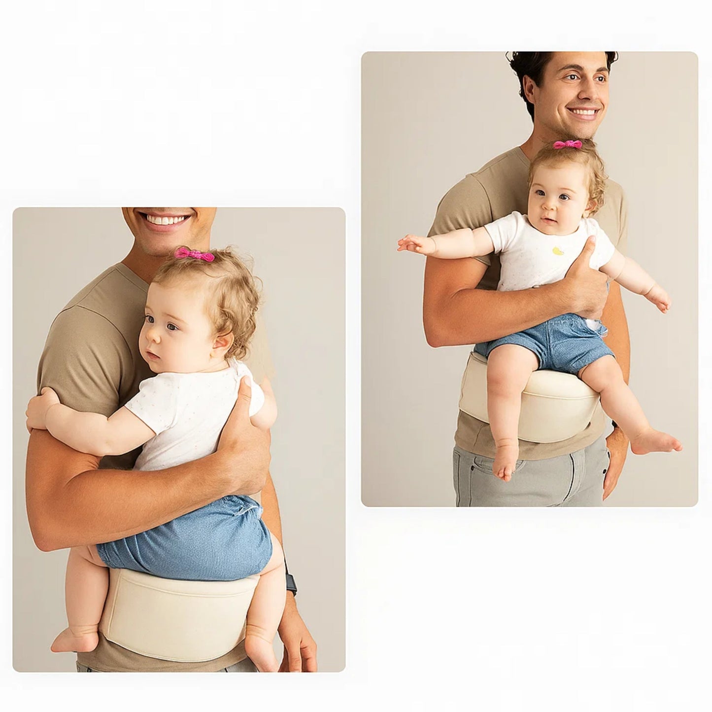 Comfortable Baby Hip Carrier with Padded Support
