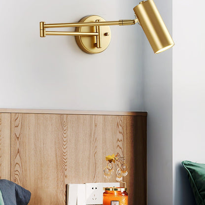 Flexible Contemporary Silver Wall Light