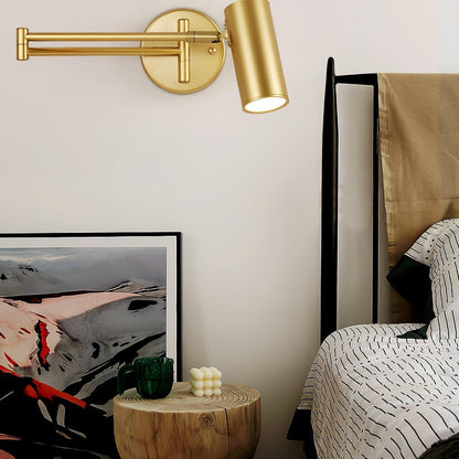 Flexible Contemporary Silver Wall Light