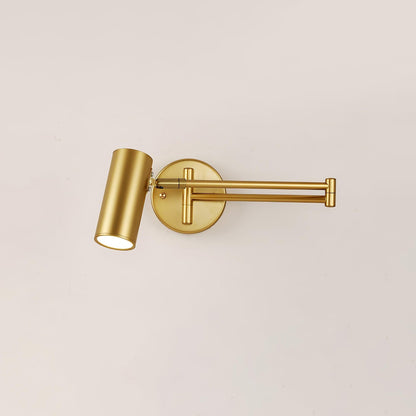 Flexible Contemporary Silver Wall Light