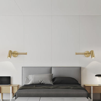 Flexible Contemporary Silver Wall Light