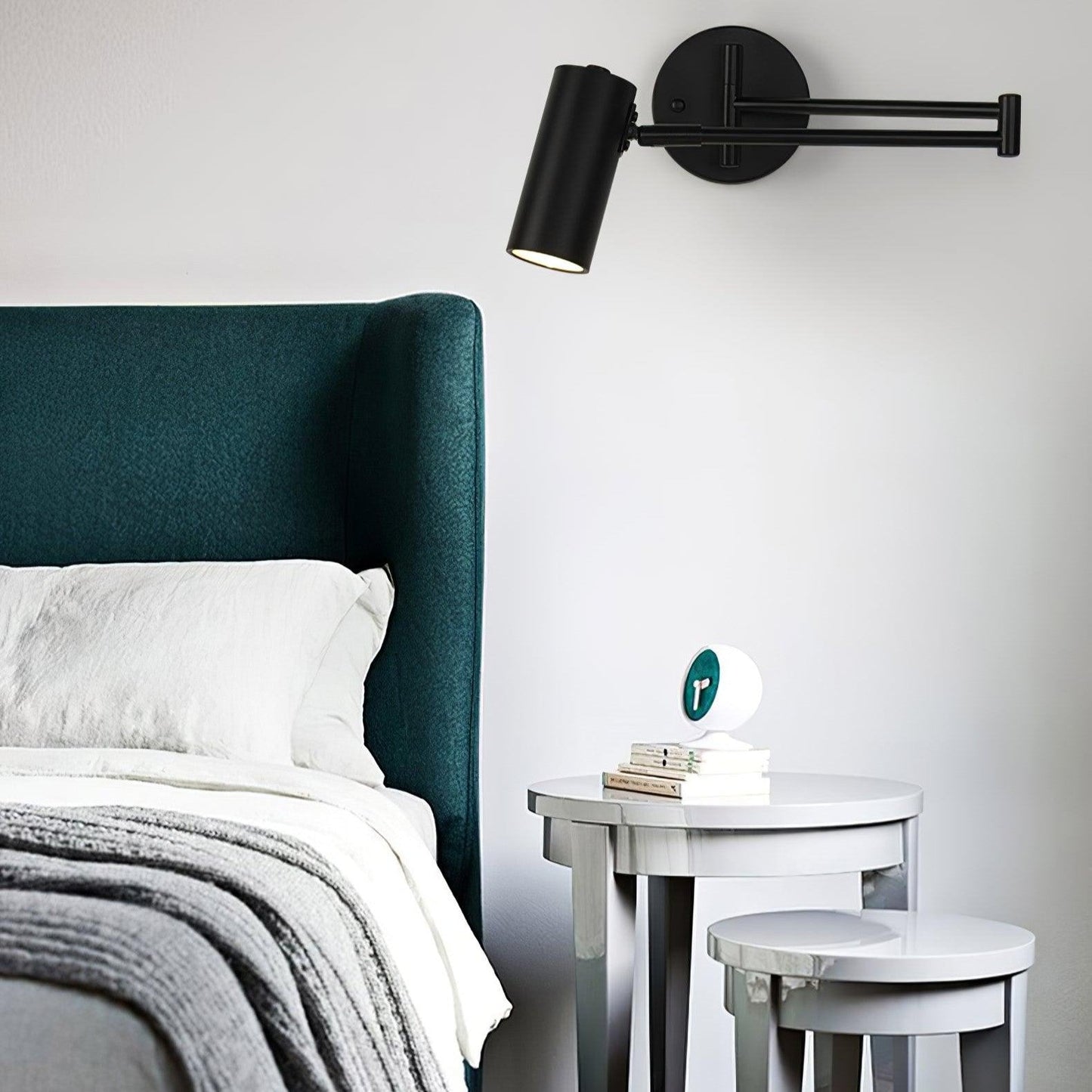 Flexible Contemporary Silver Wall Light