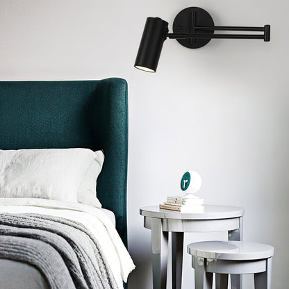 Flexible Contemporary Silver Wall Light