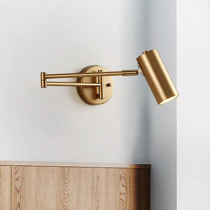 Flexible Contemporary Silver Wall Light