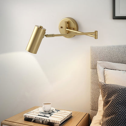 Flexible Contemporary Silver Wall Light
