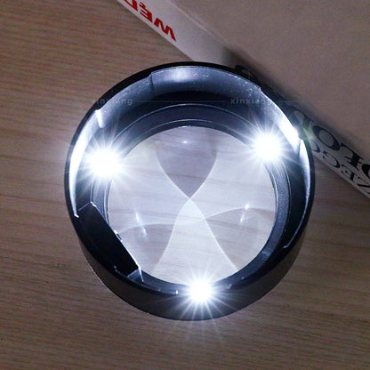 Bright LED Magnifying Glass for Craft and Reading - Befez