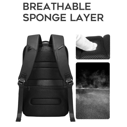 Waterproof Travel Backpack 15.6 Inch Laptop Bag For Men