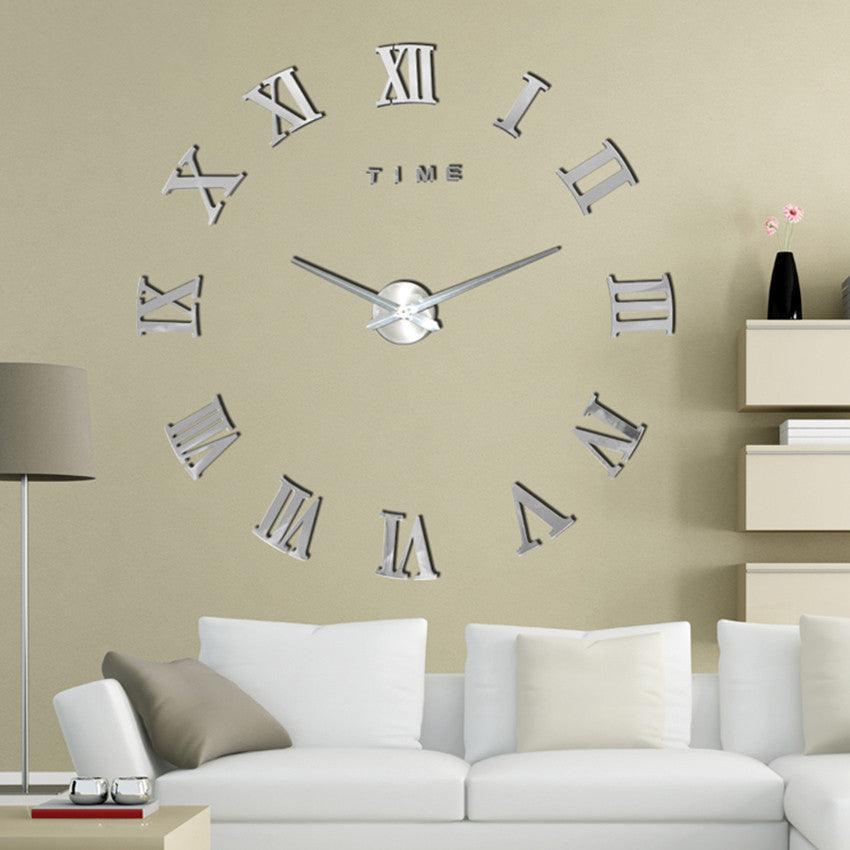 Classic White Wooden Wall Clock