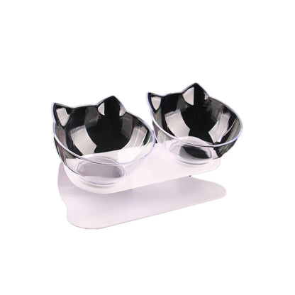 Raised Pet Food Bowl Holder – KittyFeast Deluxe