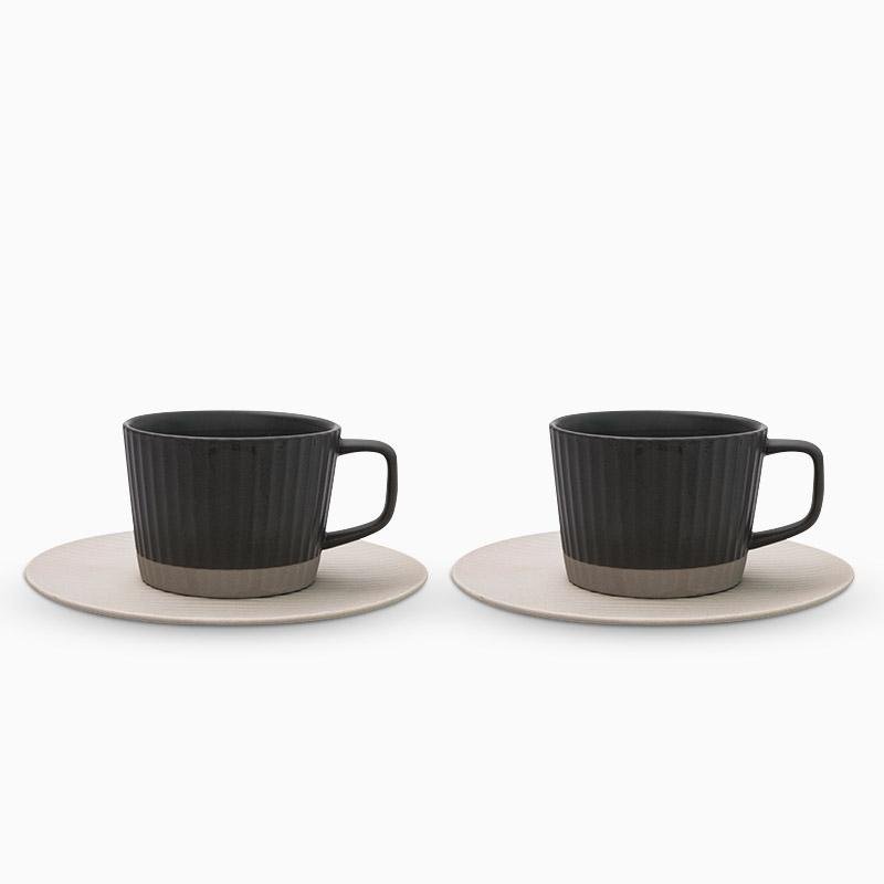 Deluxe Coffee Mug Set with Spoon
