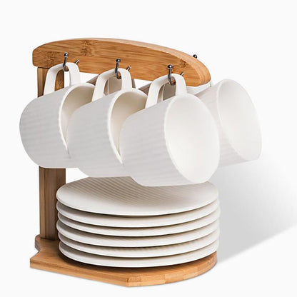 Deluxe Coffee Mug Set with Spoon
