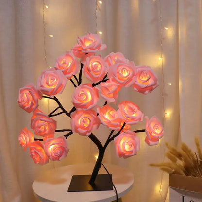 Classic Rose Gold Desk Lamp - Soft Warm Lighting
