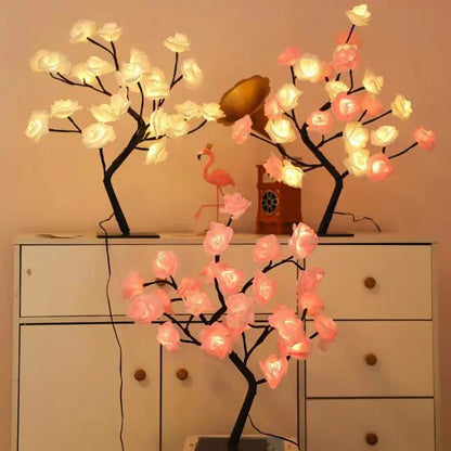 Classic Rose Gold Desk Lamp - Soft Warm Lighting