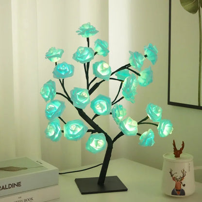 Classic Rose Gold Desk Lamp - Soft Warm Lighting