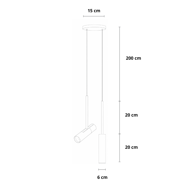 Stylish LED Hanging Light for Bedroom