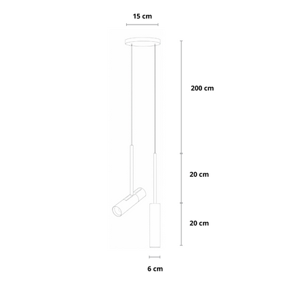 Stylish LED Hanging Light for Bedroom