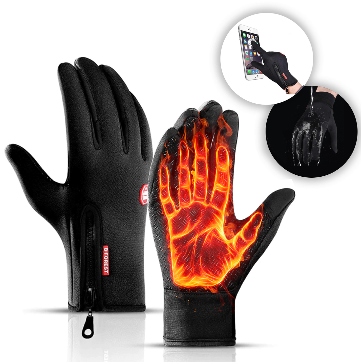 Warm Touchscreen Winter Gloves - Thermal Insulation