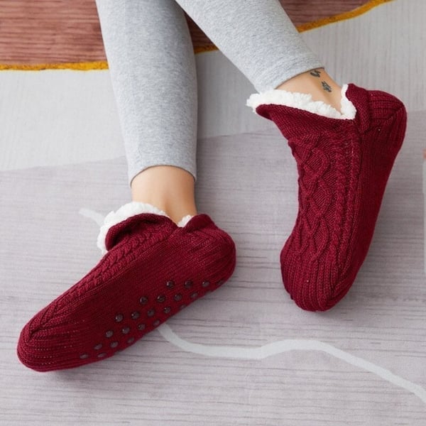 Cozy Grip Slippers with Non Slip Bottom