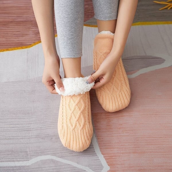 Cozy Grip Slippers with Non Slip Bottom