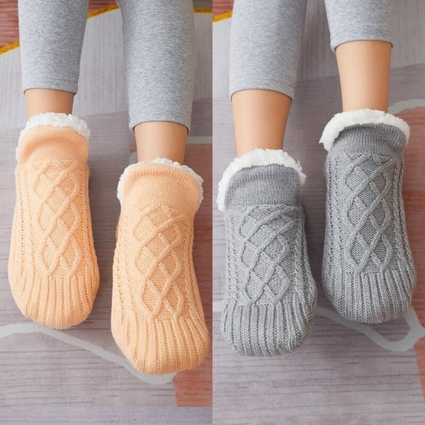 Cozy Grip Slippers with Non Slip Bottom