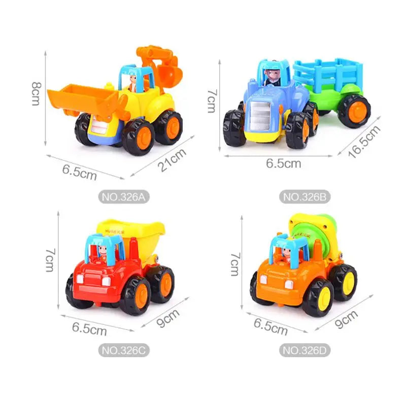 Vibrant Building Truck Toys