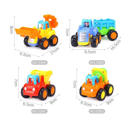 Vibrant Building Truck Toys