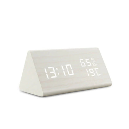 Befez | Elora Solid Wood Digital LED Clock Radio