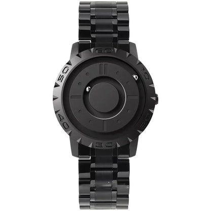 Sleek Magnetic Leather Watch for Men