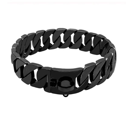 Strong Metal Dog Collar - Durable Stainless Steel Pet Collar
