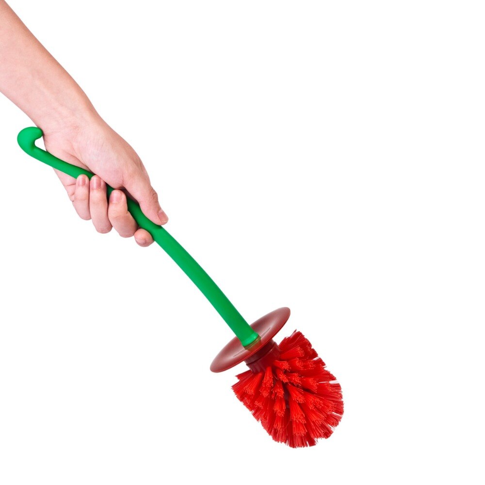 Colorful Bathroom Toilet Brush with Soft Bristles