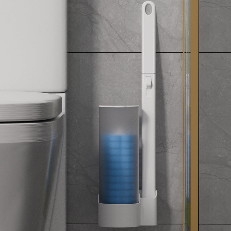 Clean Bathroom Toilet Brush with Sanitary Sponge Head Set