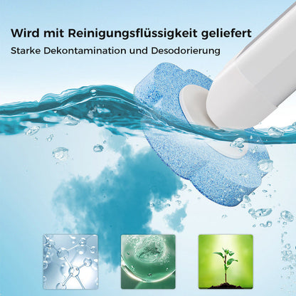 Clean Bathroom Toilet Brush with Sanitary Sponge Head Set