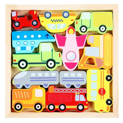 Challenging Wooden Shape Sorting Puzzle