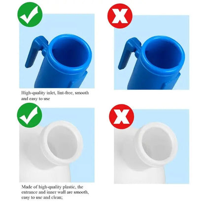 Compact Travel Urinal for Men - Leak Proof & Reusable