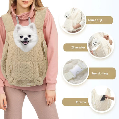 Large Pet Sling Waterproof Dog Backpack Carrier