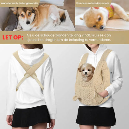 Large Pet Sling Waterproof Dog Backpack Carrier